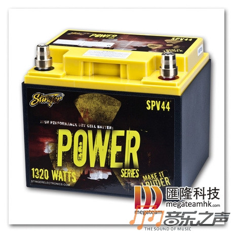 美国史汀格（Stinger）SPV44黄顶蓄电池 音响改装专用 汽